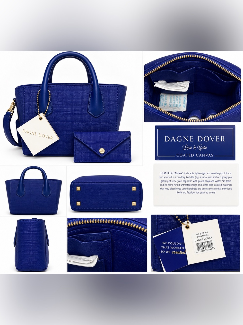 Dagne Dover Mini Tote in Navy
